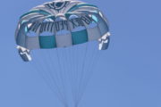 Tandem parasailing in Cabos