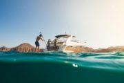 Paddle boarding Yacht Los Cabos